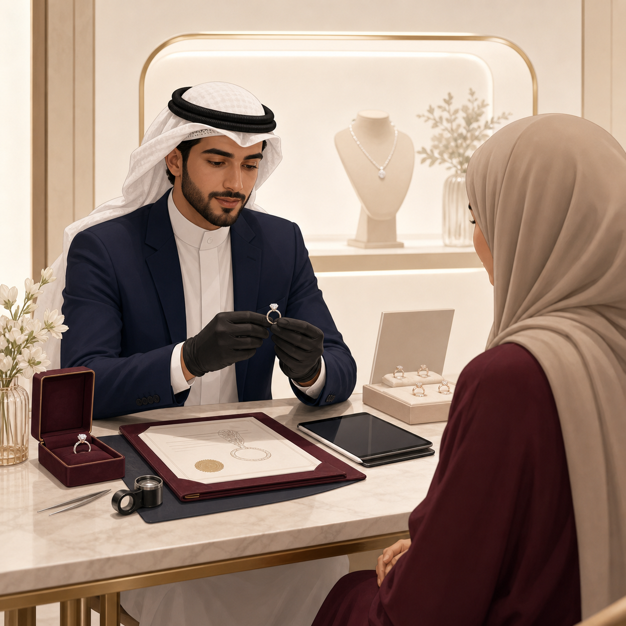 ألماس موثق